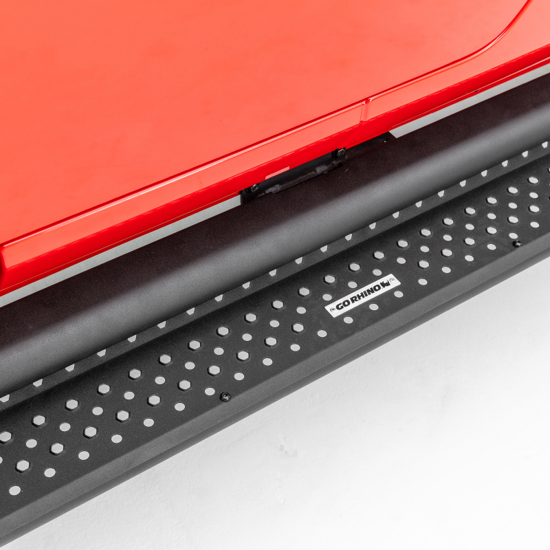 Toyota Tundra Side Steps - Go Rhino - Dominator Xtreme D1 - Black - `22-`24